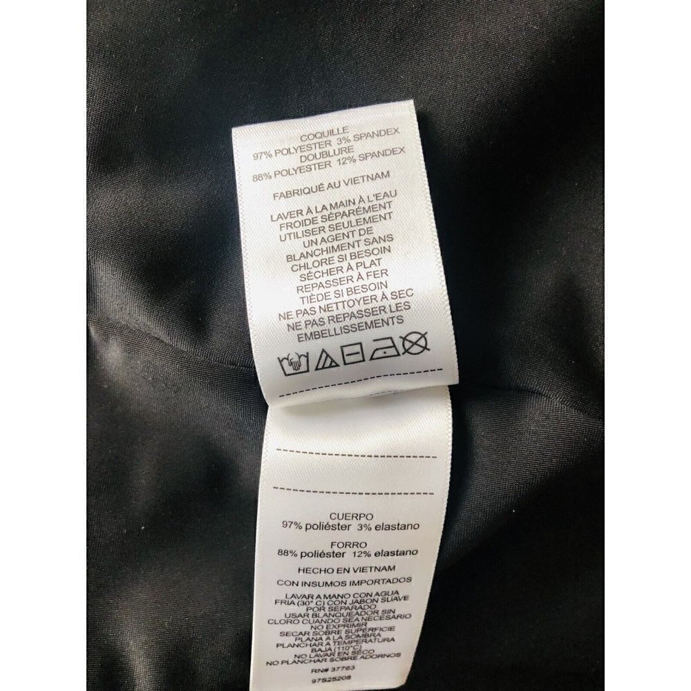 Laundry by Shelli Segal Women's Black Crystal Embellished Midi Dress Size 8 - Picture 12 of 12
